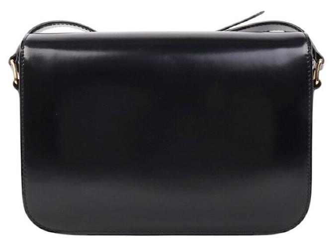 Céline Borsa a tracolla Medium Triomphe Nero - vista 2