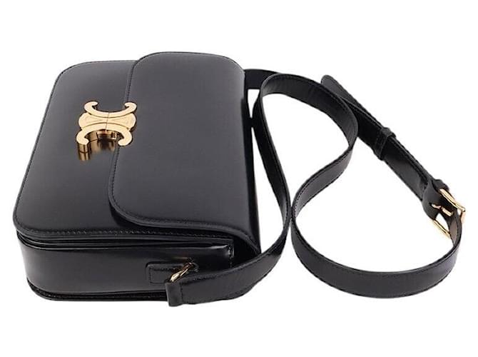 Céline Borsa a tracolla Medium Triomphe Nero - vista 5