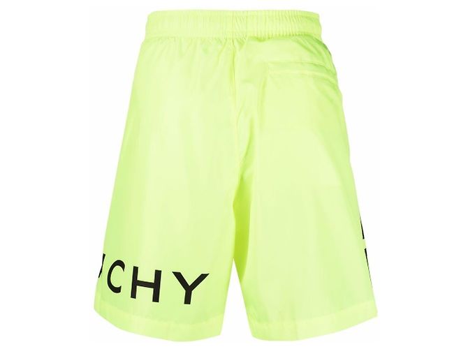Givenchy Badeshorts mit besticktem Logo Golden - Ansicht 3