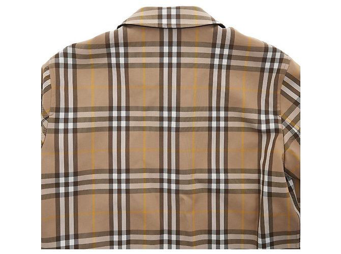 Burberry Giacca Harrington reversibile a quadri in cotone da uomo Multicolore - vista 10