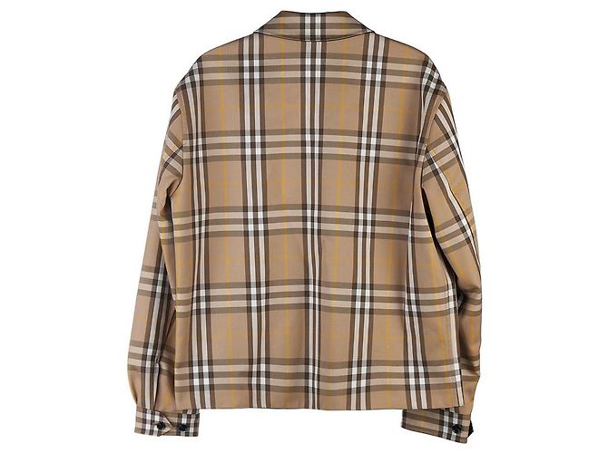 Burberry Giacca Harrington reversibile a quadri in cotone da uomo Multicolore - vista 3