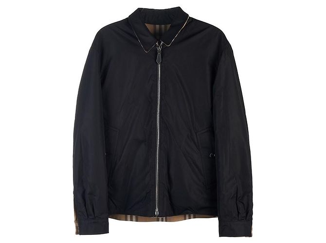 Burberry Giacca Harrington reversibile a quadri in cotone da uomo Multicolore - vista 4