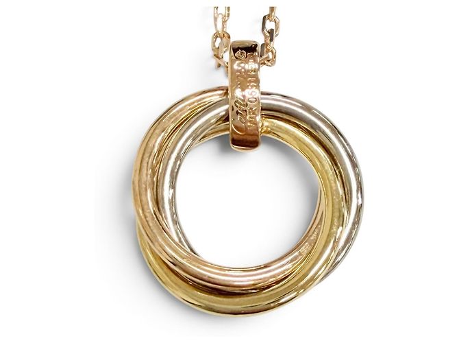 Collana Cartier Trinity Diamanti 5P D'oro - vista 4