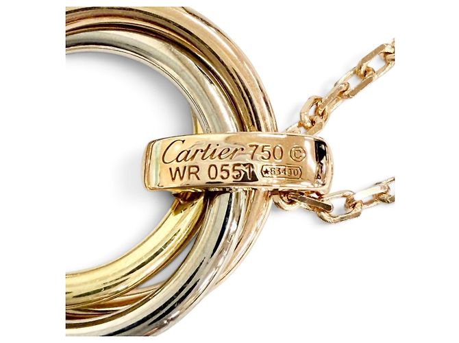 Collana Cartier Trinity Diamanti 5P D'oro - vista 7