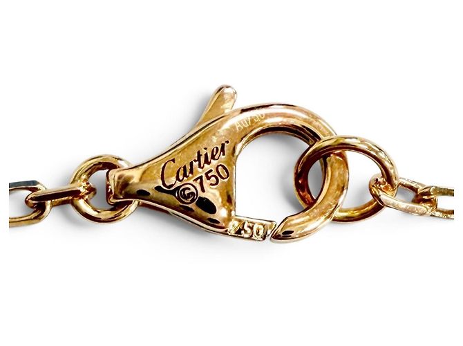 Collana Cartier Trinity Diamanti 5P D'oro - vista 8