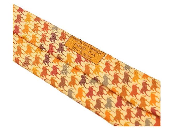 Hermès Cravatta in seta Horse Of Lascaux - vista 4
