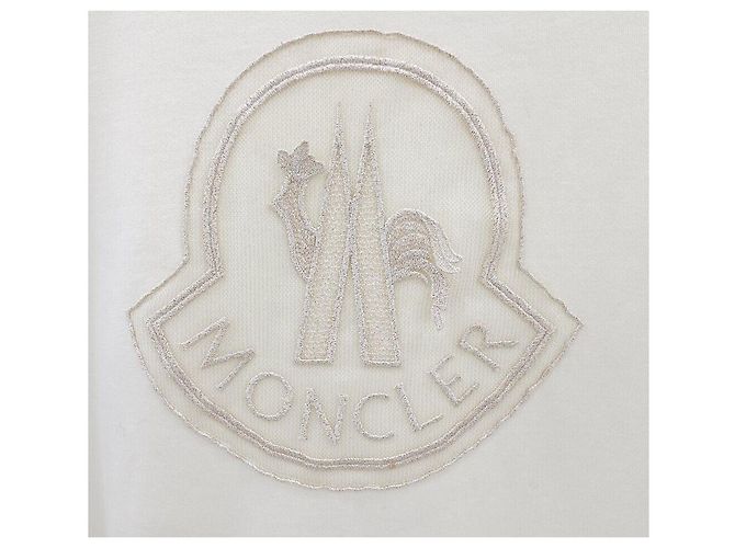 Moncler Embroidery Logo Knit Silvery - view 4