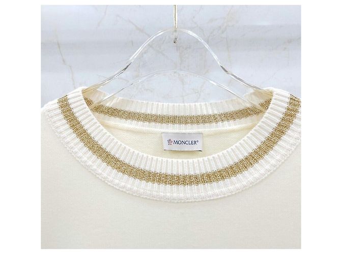 Moncler Embroidery Logo Knit Silvery - view 5