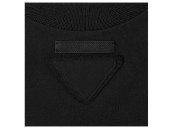 Prada T-shirt de algodão moldável - vista 8