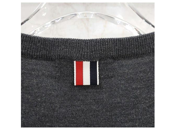 Thom Browne Gray Wool Knit - view 4