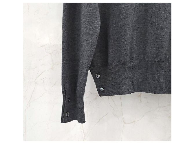 Thom Browne Gray Wool Knit - view 5