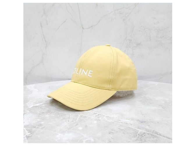 Céline Cappellino in cotone giallo - vista 2