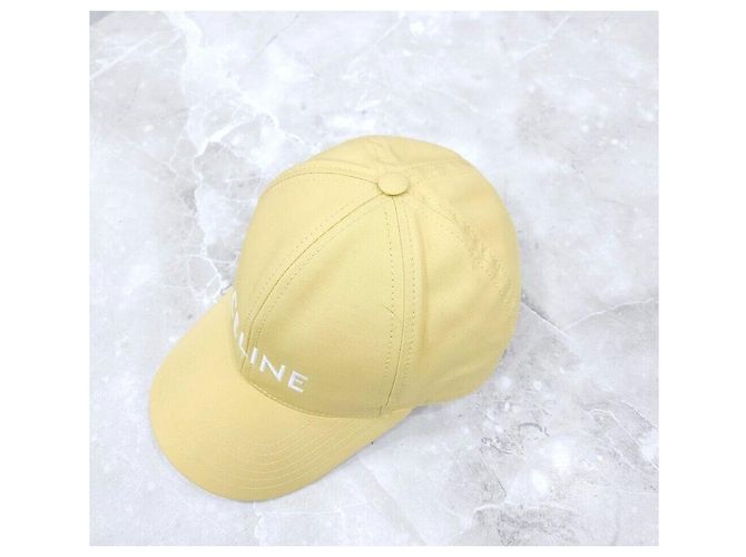 Céline Cappellino in cotone giallo - vista 4