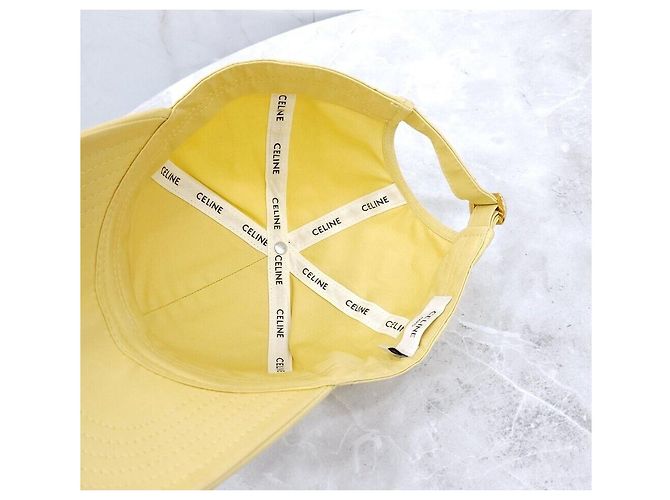 Céline Cappellino in cotone giallo - vista 7