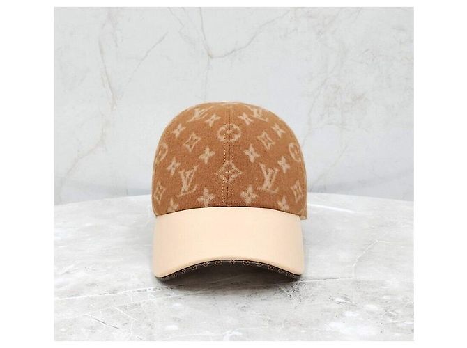 Louis Vuitton Neue Monogram Carry-On Baseballkappe aus Leder Orange - Ansicht 2