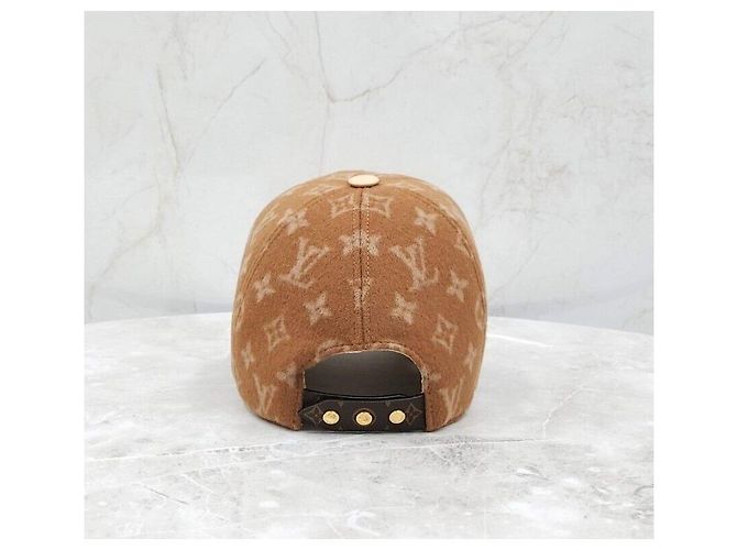 Louis Vuitton Neue Monogram Carry-On Baseballkappe aus Leder Orange - Ansicht 3