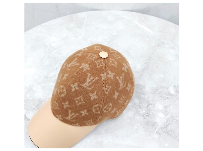 Louis Vuitton Neue Monogram Carry-On Baseballkappe aus Leder Orange - Ansicht 4
