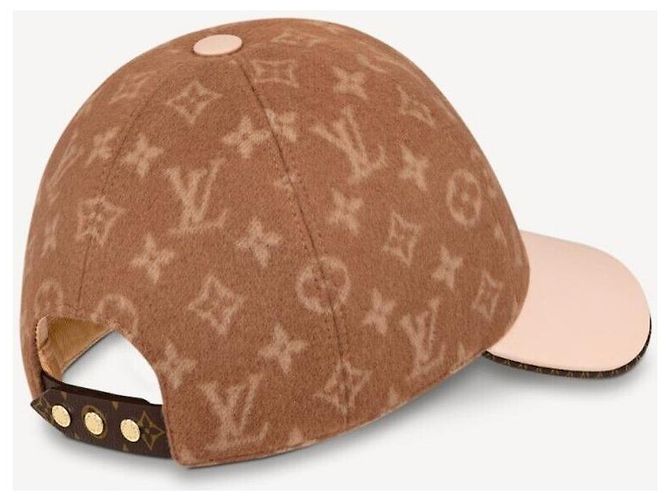 Louis Vuitton Neue Monogram Carry-On Baseballkappe aus Leder Orange - Ansicht 9
