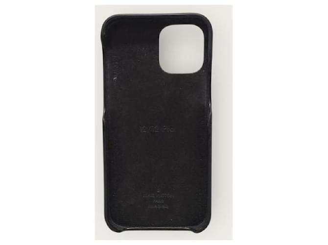 Louis Vuitton Black Monogram Bumper Coussin iPhone Hülle Schwarz - Ansicht 4