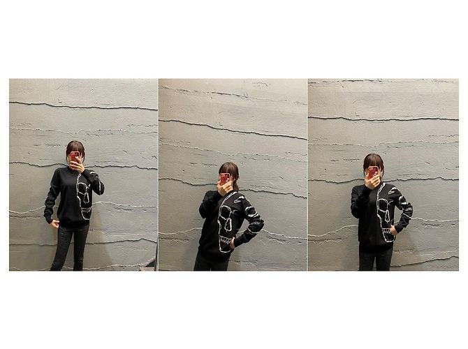 Alexander McQueen Strickpullover mit Totenkopf für Damen Mehrfarben - Ansicht 3