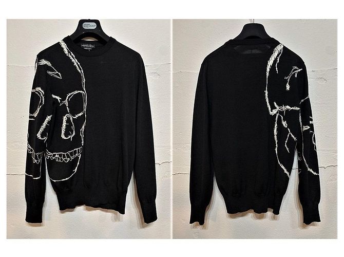 Alexander McQueen Strickpullover mit Totenkopf für Damen Mehrfarben - Ansicht 4