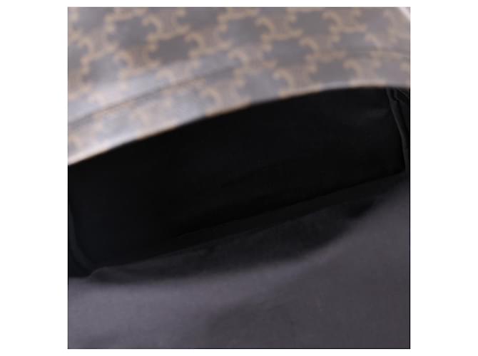 Céline Sac à dos Medium Triomphe Canvas Noir - vue 10