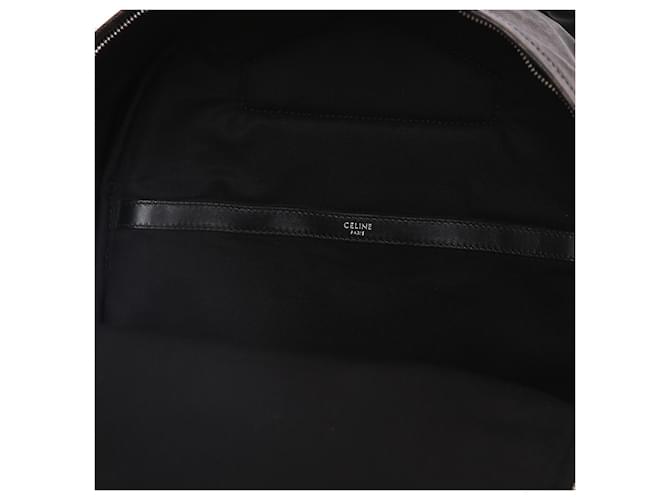 Céline Sac à dos Medium Triomphe Canvas Noir - vue 9