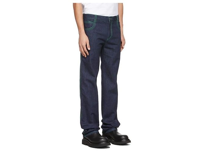 Bottega Veneta Stitch Denimhose Schwarz - Ansicht 3