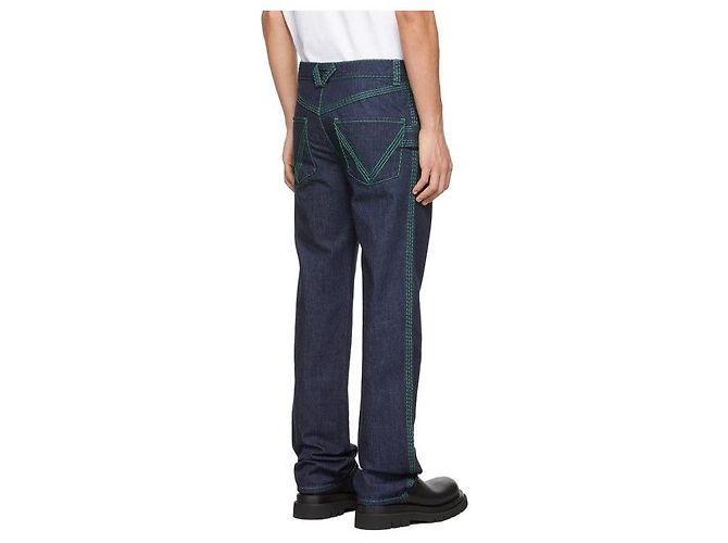 Bottega Veneta Stitch Denimhose Schwarz - Ansicht 4