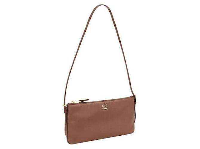 Miu Miu Satin Mini-Tasche Rot - Ansicht 2