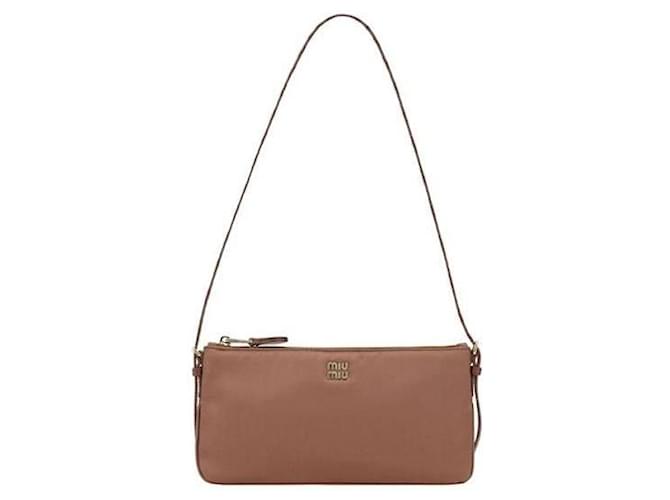Miu Miu Satin Mini-Tasche Rot - Ansicht 4