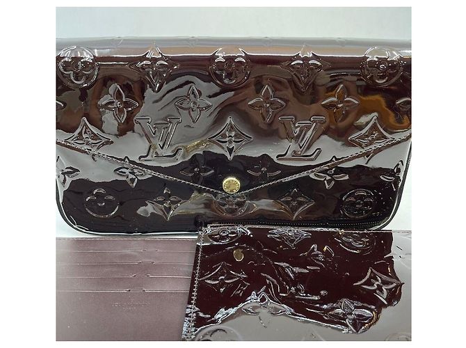 Louis Vuitton Pochette Felicie Vernis Crossbody Rosso - vista 2
