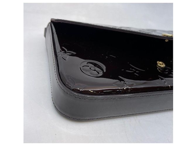 Louis Vuitton Pochette Felicie Vernis Crossbody Rosso - vista 5