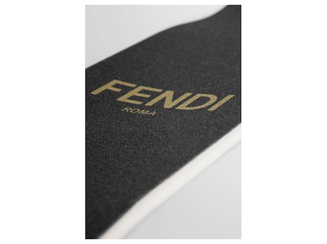 Fendi Logo Metallic Skateboard Multicolore - vista 5