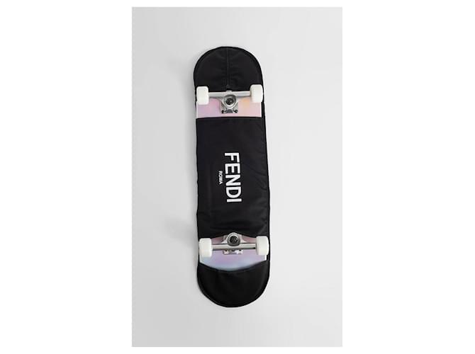 Fendi Logo Metallic Skateboard Multicolore - vista 9