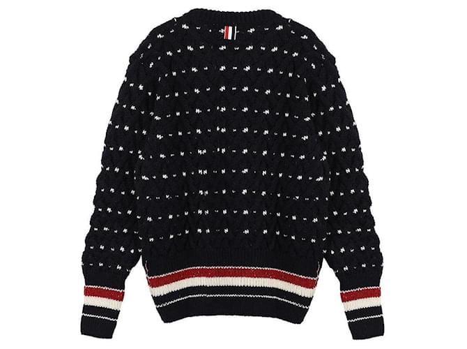 Thom Browne Wollmisch-Strick Blau - Ansicht 4