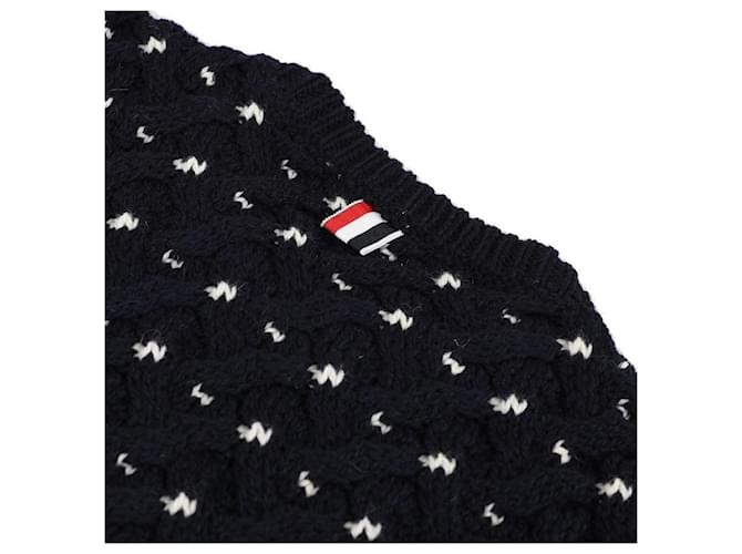 Thom Browne Wollmisch-Strick Blau - Ansicht 6