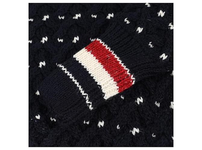 Thom Browne Wollmisch-Strick Blau - Ansicht 7