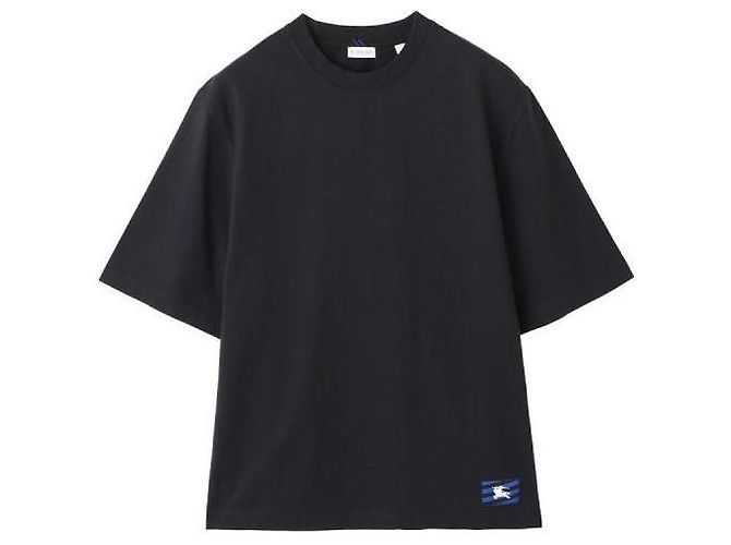 Burberry Baumwoll-T-Shirt Schwarz - Ansicht 3