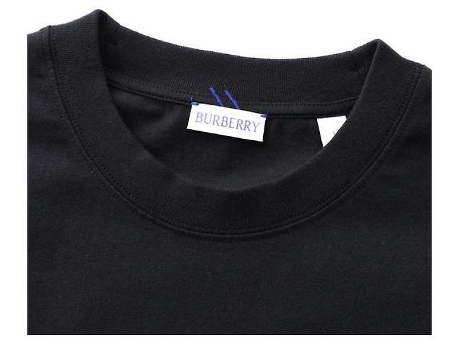 Burberry Baumwoll-T-Shirt Schwarz - Ansicht 5