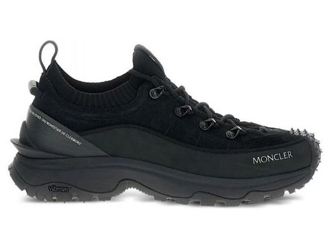 Moncler Sneakers Trailgrip in nubuck e camoscio - vista 3