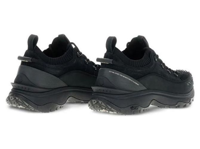 Moncler Sneakers Trailgrip in nubuck e camoscio - vista 5