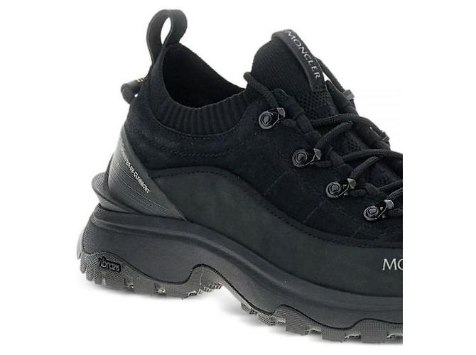 Moncler Sneakers Trailgrip in nubuck e camoscio - vista 6
