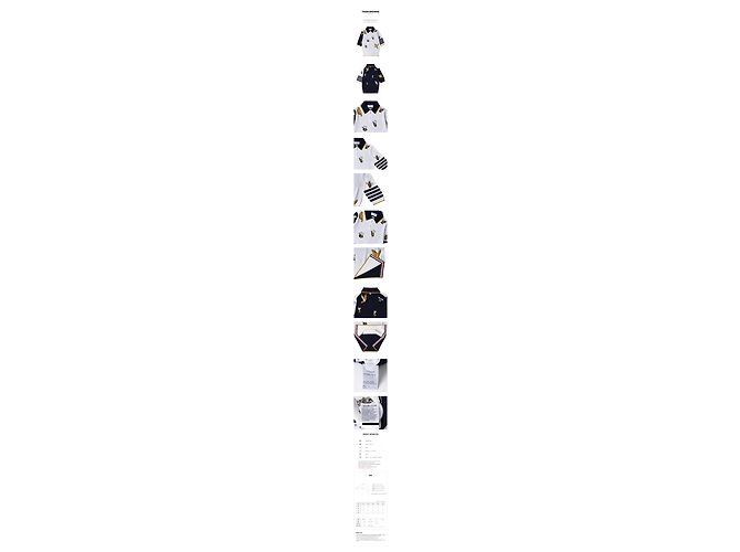 Thom Browne Polo en maille Funmix Bird and Bee pour femme - vue 11