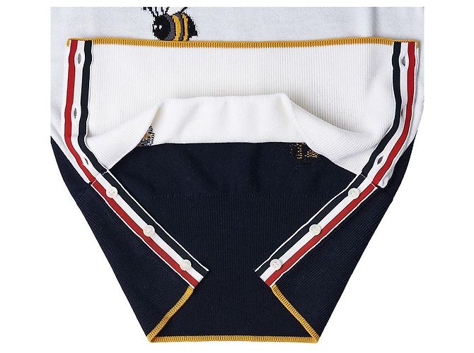 Thom Browne Polo en maille Funmix Bird and Bee pour femme - vue 9