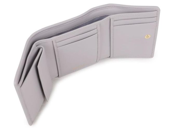 Miu Miu Small Matelassé Napa Leather Wallet Purple - view 8