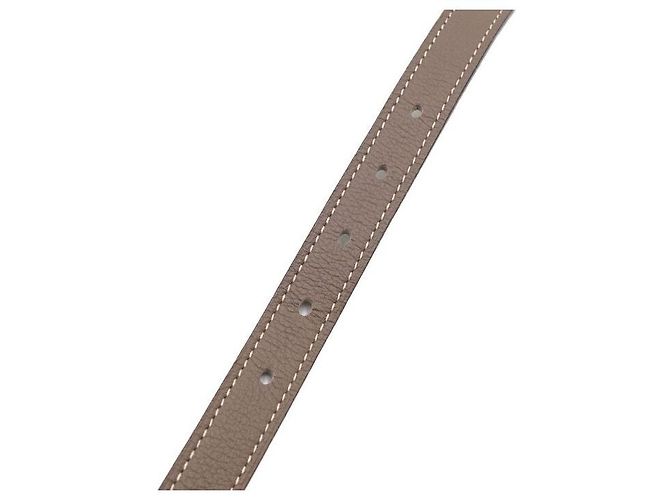 Hermès Ledergürtel für Damen Clemence Etoupe Mehrfarben - Ansicht 6