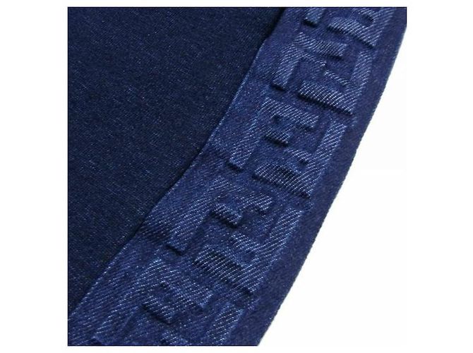Fendi Pantaloncini Bermuda in jersey Blu - vista 5