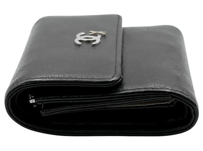 Chanel Ledergeldbörse Schwarz - Ansicht 3