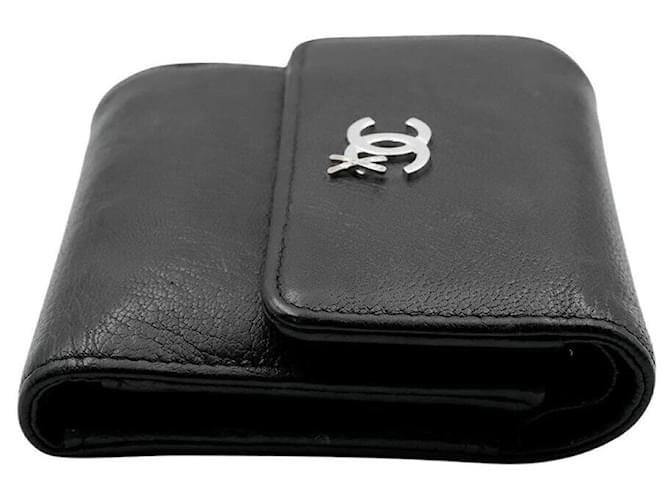 Chanel Ledergeldbörse Schwarz - Ansicht 4